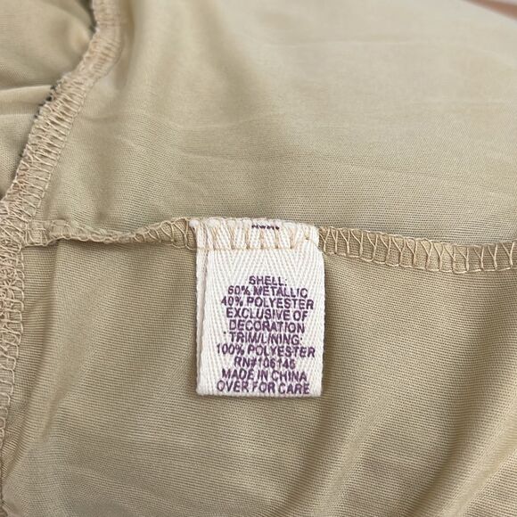 Alter’d State Dress Sz Medium Halter Black Gold Appliqué Lace Mini Netting Lined - Picture 10 of 12